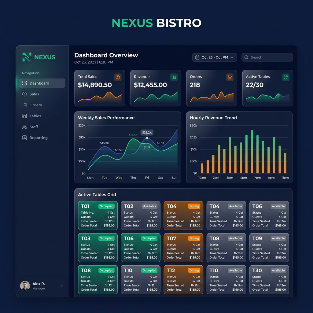 Main Dashboard Interface